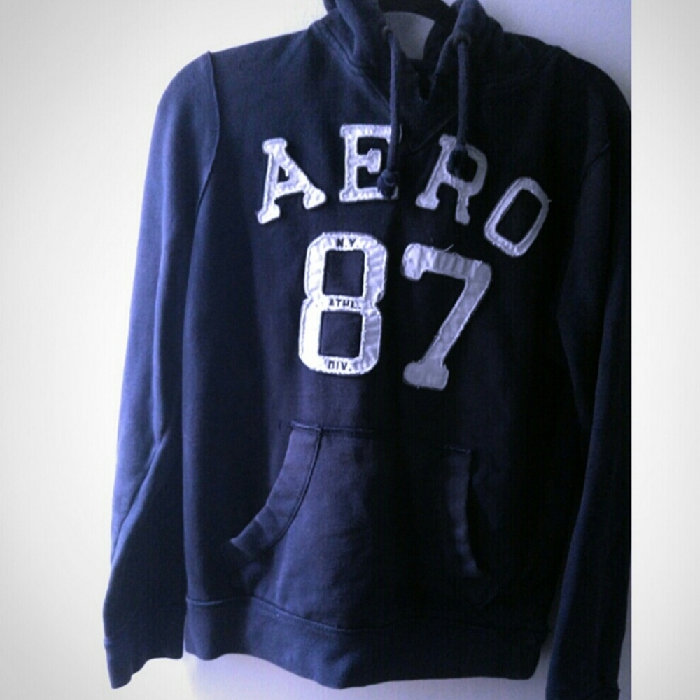 Aero 87 Notch Neck Popover Hoodie - Picture 2 of 4